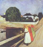 Edvard Munch The Girls on the Bridge oil painting reproduction